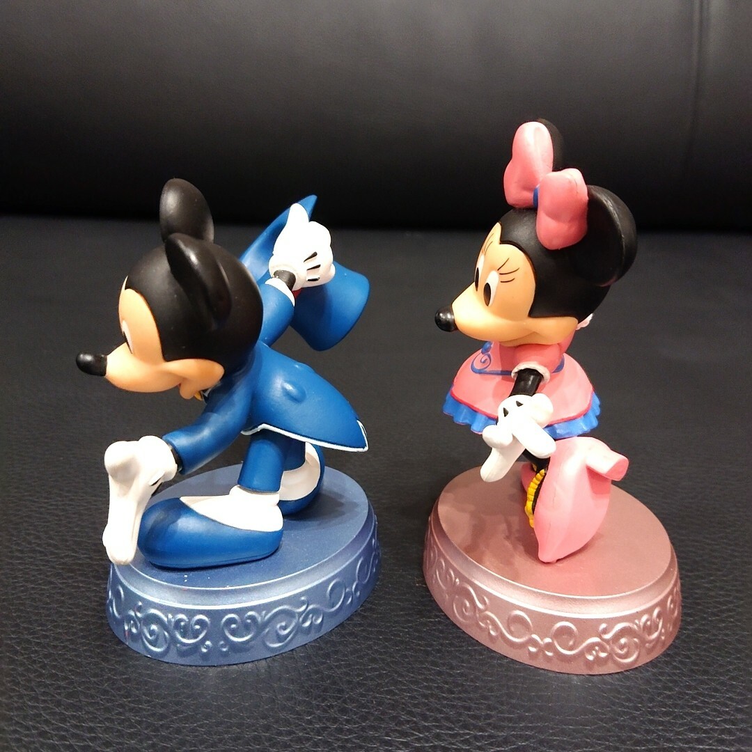 Disney(ディズニー)のミッキー・ミニー  フィギュアセット  ディアゴスティーニ  非売品 エンタメ/ホビーのおもちゃ/ぬいぐるみ(キャラクターグッズ)の商品写真