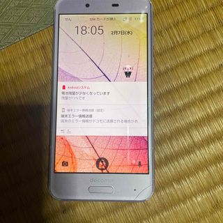 アクオス(AQUOS)のSIMフリー　docomo SH-01K ジャンク(スマートフォン本体)