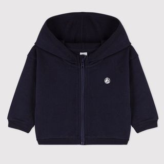 PETIT BATEAU - プチバトー スウェットジップアップパーカ