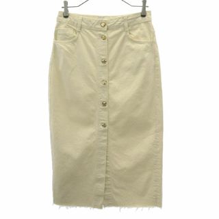 ザラ(ZARA)のザラ デニム ロングスカート S ベージュ ZARA レディース 【中古】  【240207】(ミニスカート)