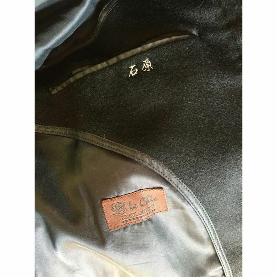 ◆カシミヤ100%◆ ウールコート ロングコート黒 123113 メンズ メンズのジャケット/アウター(ステンカラーコート)の商品写真