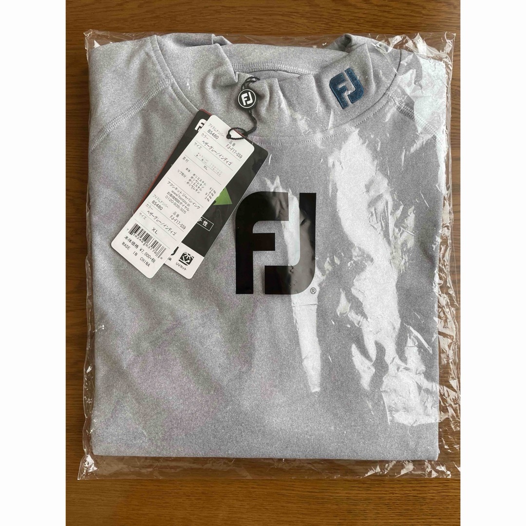 FootJoy(フットジョイ)のフットジョイ　FJ  モックネック　　　　　　モックシャツ　XL  新品 スポーツ/アウトドアのゴルフ(ウエア)の商品写真