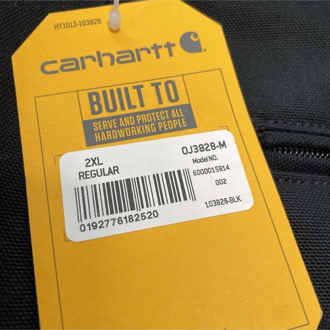 carhartt(カーハート)のカーハート carhartt デトロイトジャケット ブラック 黒 2XL 新品 メンズのジャケット/アウター(ブルゾン)の商品写真