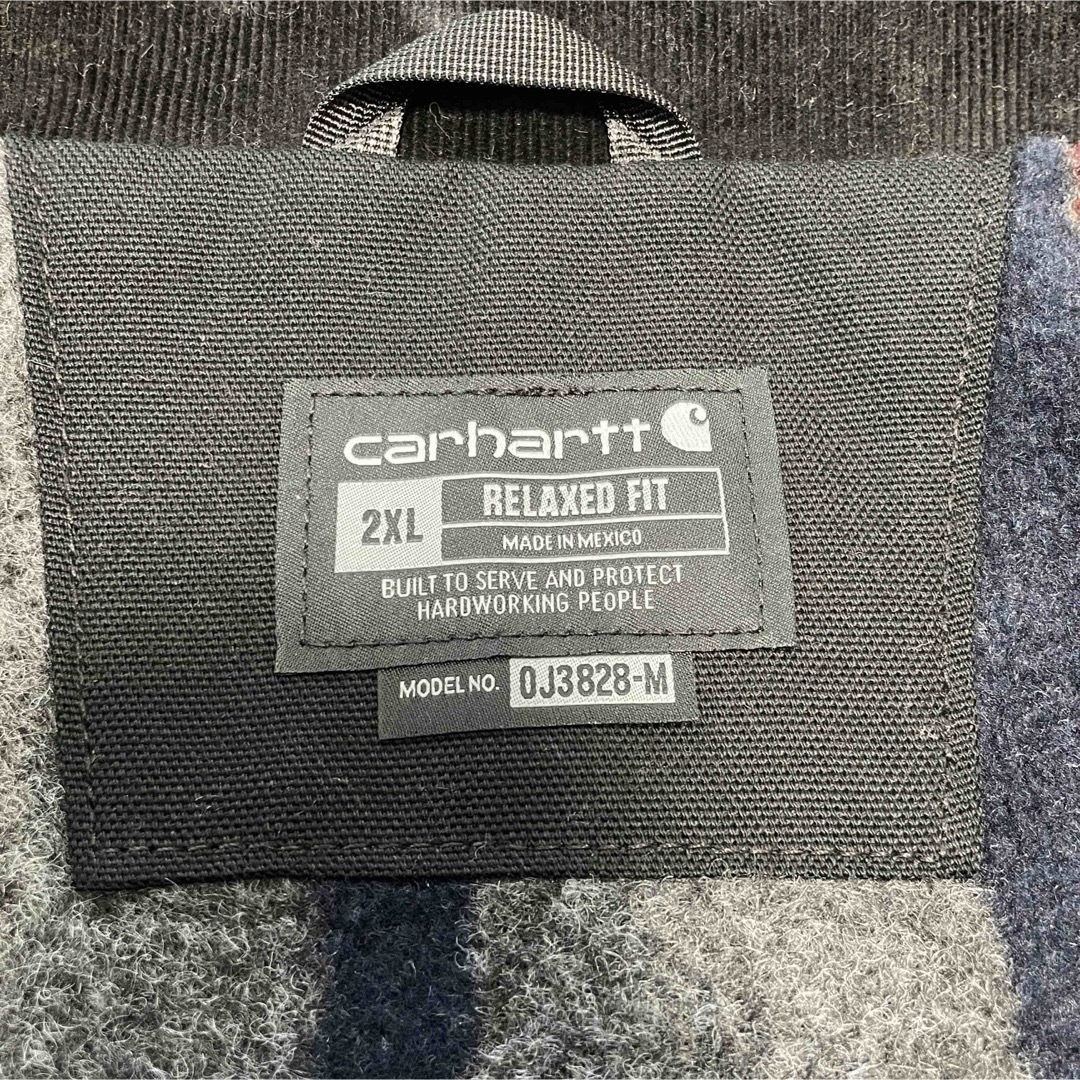 carhartt(カーハート)のカーハート carhartt デトロイトジャケット ブラック 黒 2XL 新品 メンズのジャケット/アウター(ブルゾン)の商品写真