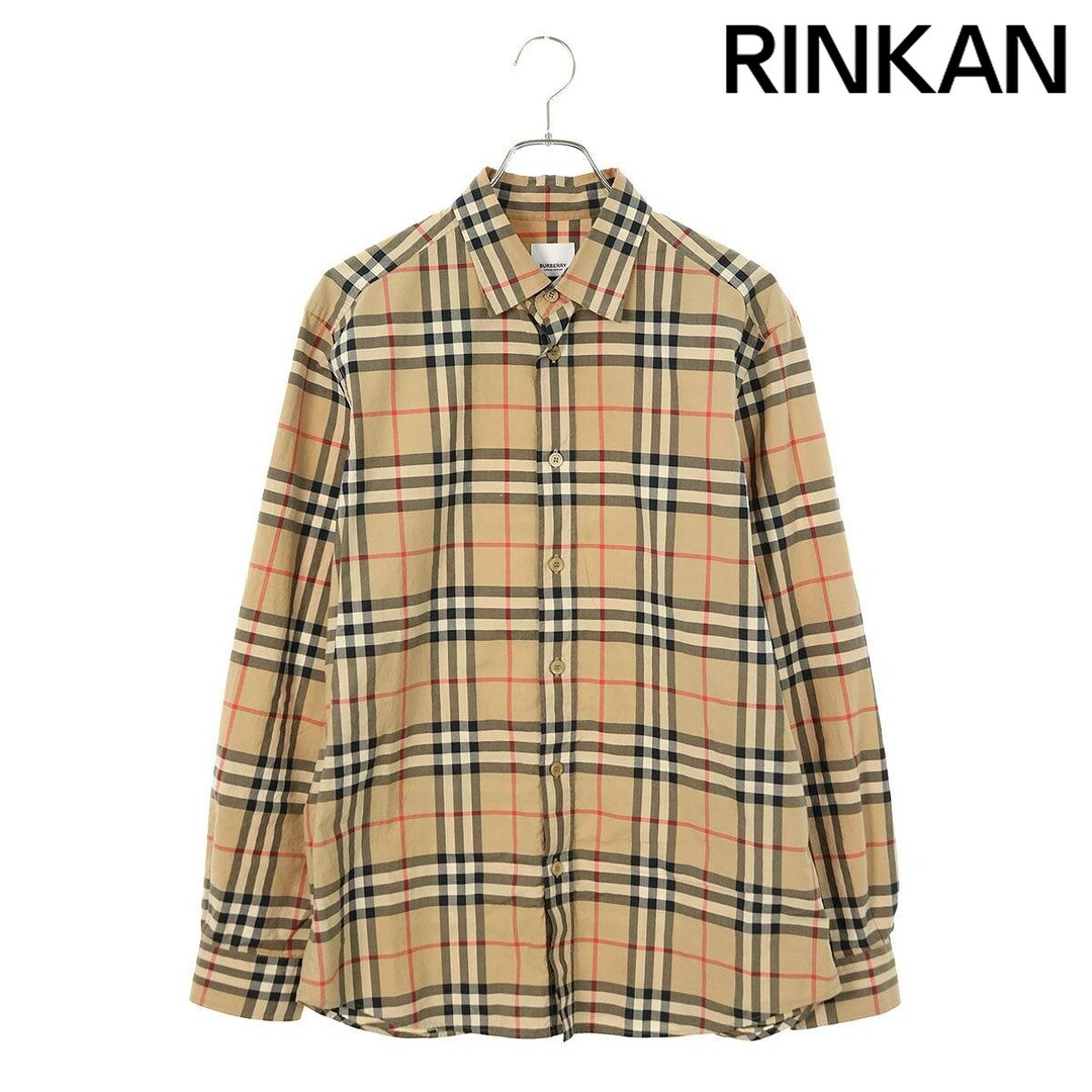 BURBERRY(バーバリー)のバーバリー  8020863 ノヴァチェックオーバーサイズ長袖シャツ メンズ M メンズのトップス(シャツ)の商品写真