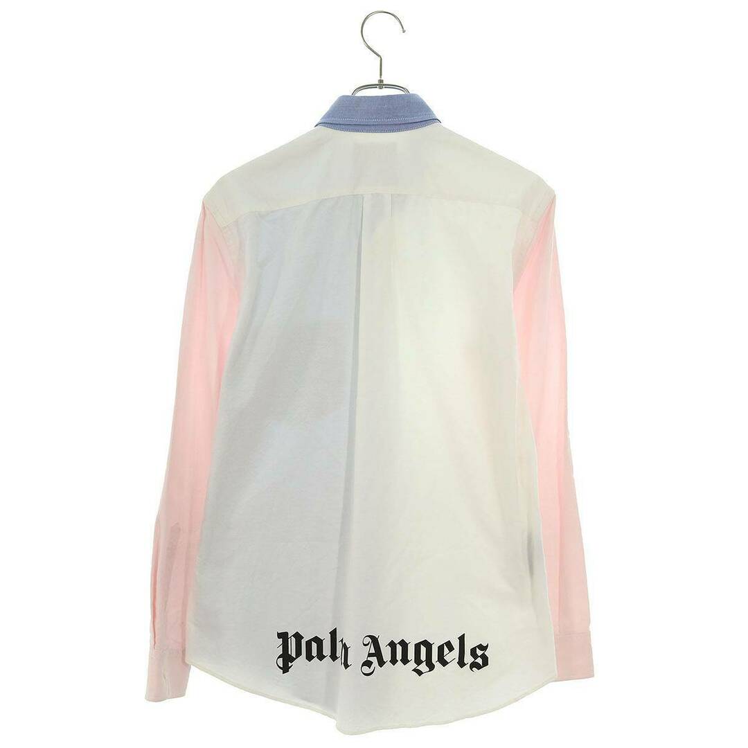 PALM ANGELS(パームエンジェルス)のパームエンジェルス コットンバックロゴ長袖シャツ メンズ 46 メンズのトップス(シャツ)の商品写真