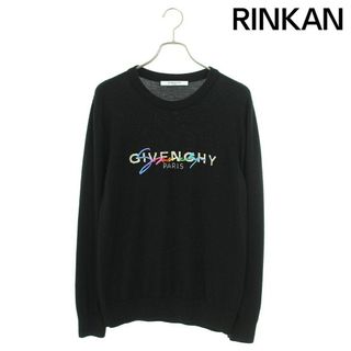 ジバンシィ(GIVENCHY)のジバンシィ  BM90B1404X マルチカラーロゴシグネチャーニット メンズ L(ニット/セーター)