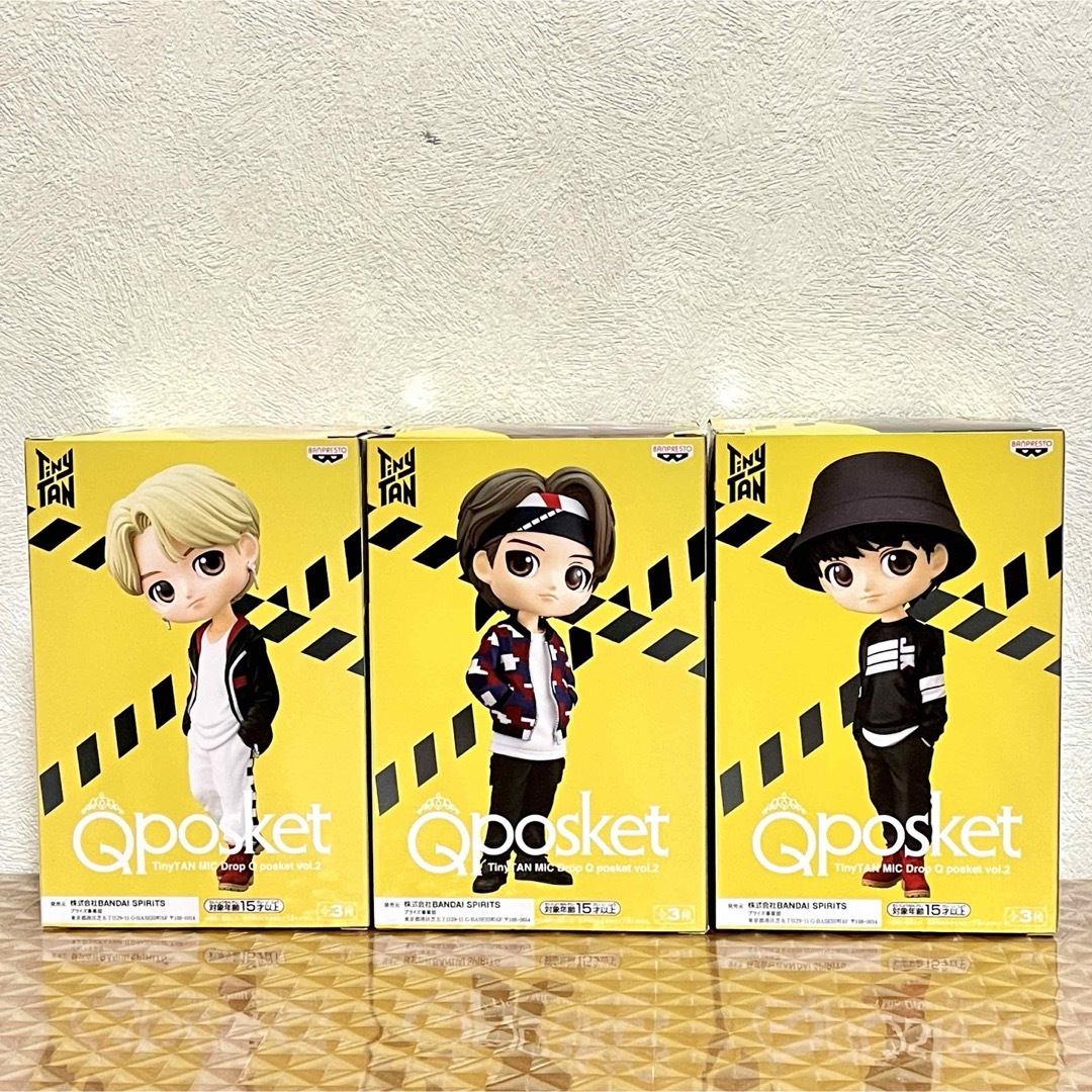 防弾少年団(BTS)(ボウダンショウネンダン)の【新品】TinyTAN✧Q posket ─ MIC Drop ─ 3種セット エンタメ/ホビーのフィギュア(その他)の商品写真