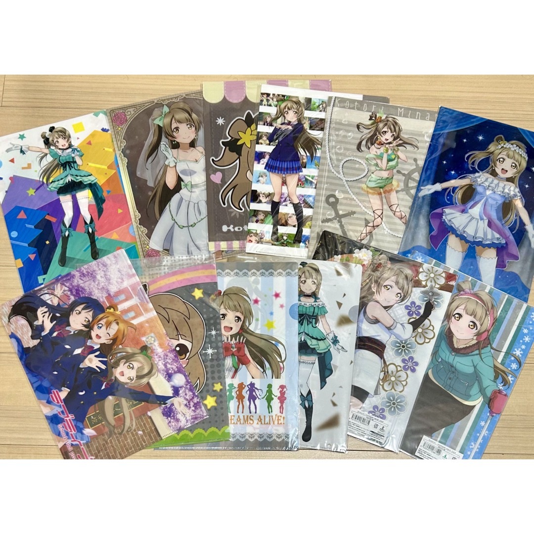 ラブライブ! 南ことり　クリアファイル　まとめ売り エンタメ/ホビーのアニメグッズ(クリアファイル)の商品写真