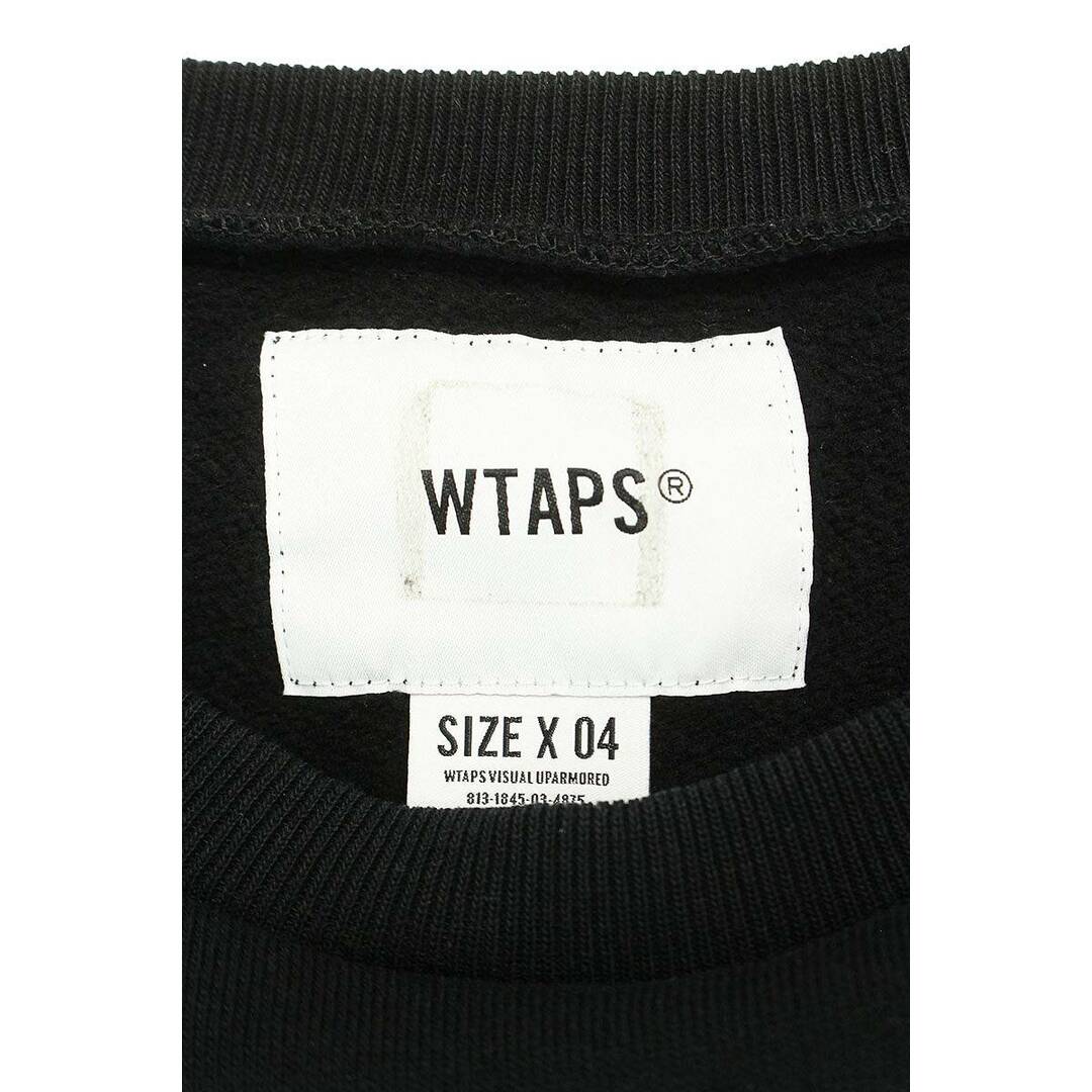 W)taps(ダブルタップス)のダブルタップス  19AW  192ATDT-CSM14 ワンポイントロゴ刺繍スウェット メンズ 4 メンズのトップス(スウェット)の商品写真