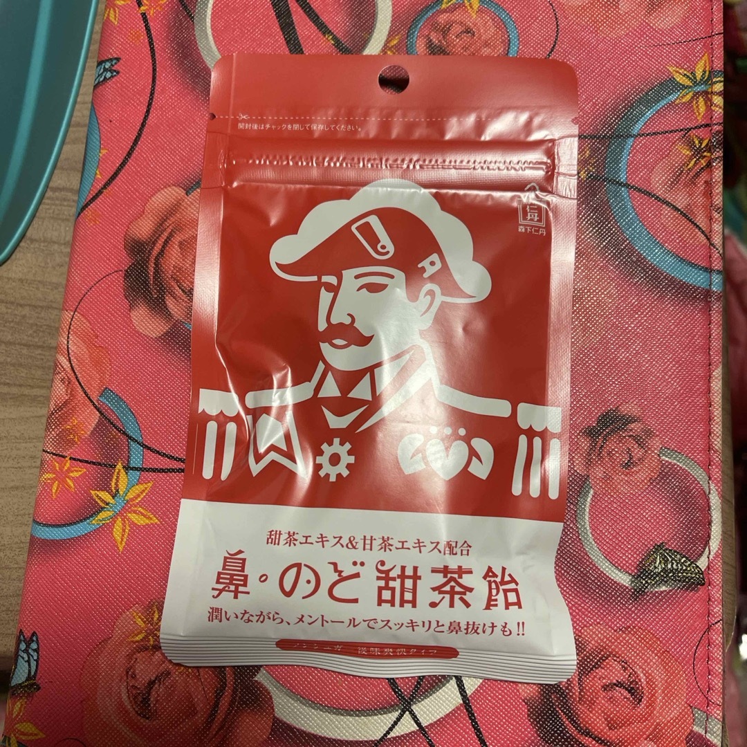 森下仁丹(モリシタジンタン)の鼻、喉甜茶飴 食品/飲料/酒の健康食品(その他)の商品写真