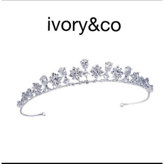 ヴェラウォン(Vera Wang)のivory&co ティアラ belle【着画あり】(ヘッドドレス/ドレス)