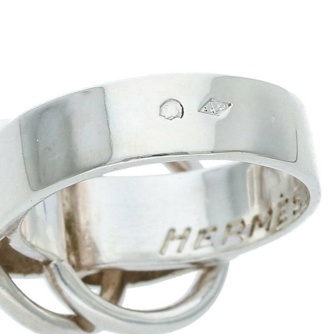 Hermes(エルメス)のエルメス  ドゥザノー シルバーリング レディース 9号 レディースのアクセサリー(リング(指輪))の商品写真