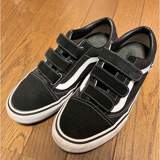 ヴァンズ(VANS)のVANS ベルクロ　オールドスクール　ブラック　(スニーカー)