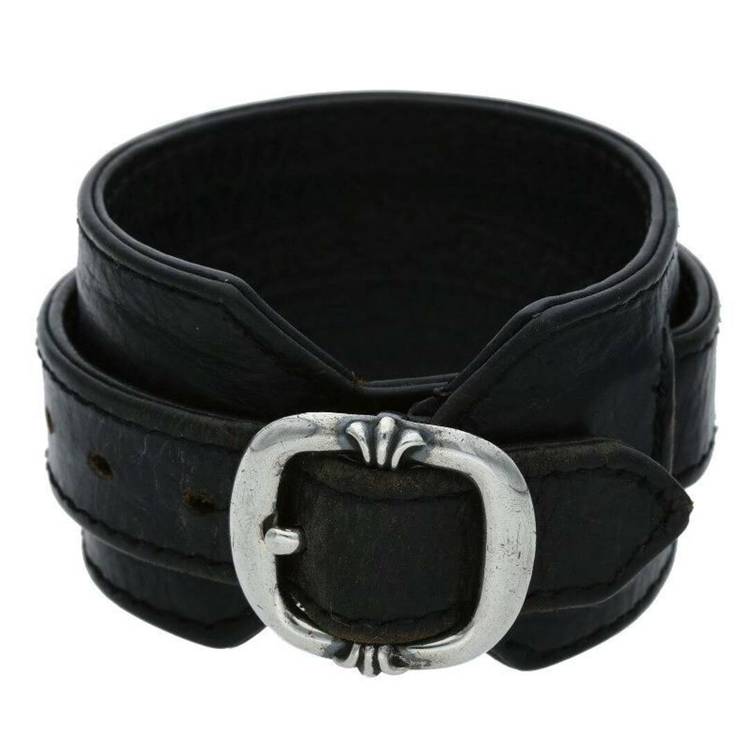 Chrome Hearts(クロムハーツ)のクロムハーツ  RR TINY BUCKLE/ロックンロール レザーブレスレット メンズ 1 メンズのアクセサリー(ブレスレット)の商品写真