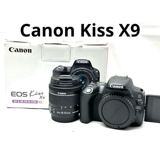 ショット数2400！Canon EOS Kiss X9ズームレンズキット♪(デジタル一眼)