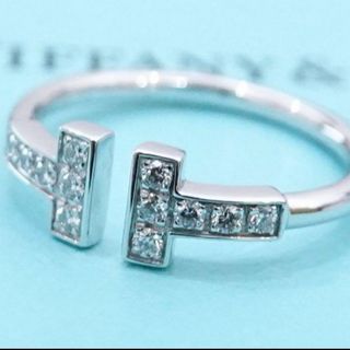 ティファニー(Tiffany & Co.)のティファニー　Tワイヤーリング　WG(リング(指輪))