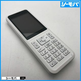 1205 SIMフリー softbank Simply B 701SI 美品 白(携帯電話本体)