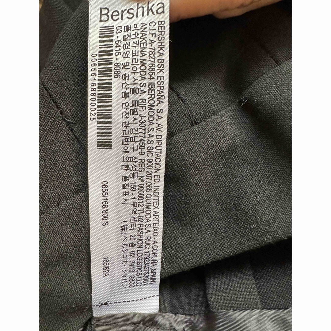 Bershka(ベルシュカ)の【美品】Bershka ベルシュカ スカート 黒 ブラック ミニスカ レディースのスカート(ミニスカート)の商品写真