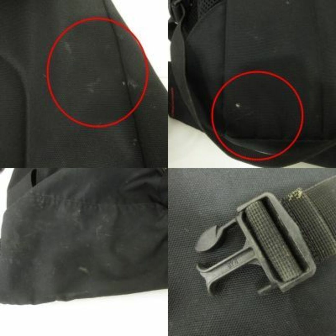 THRASHER(スラッシャー)のスラッシャー デイパック バックパック ロゴ刺繍 黒 ブラック ■U90 メンズのバッグ(バッグパック/リュック)の商品写真