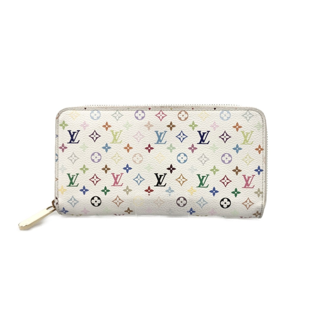 LOUIS VUITTON(ルイヴィトン)の〇〇LOUIS VUITTON ルイヴィトン モノグラム マルチカラー ジッピー ウォレット ラウンドファスナー 長財布 M602421 ホワイト レディースのファッション小物(財布)の商品写真