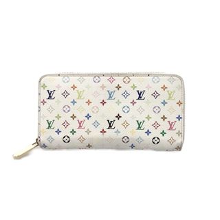 ルイヴィトン(LOUIS VUITTON)の〇〇LOUIS VUITTON ルイヴィトン モノグラム マルチカラー ジッピー ウォレット ラウンドファスナー 長財布 M602421 ホワイト(財布)