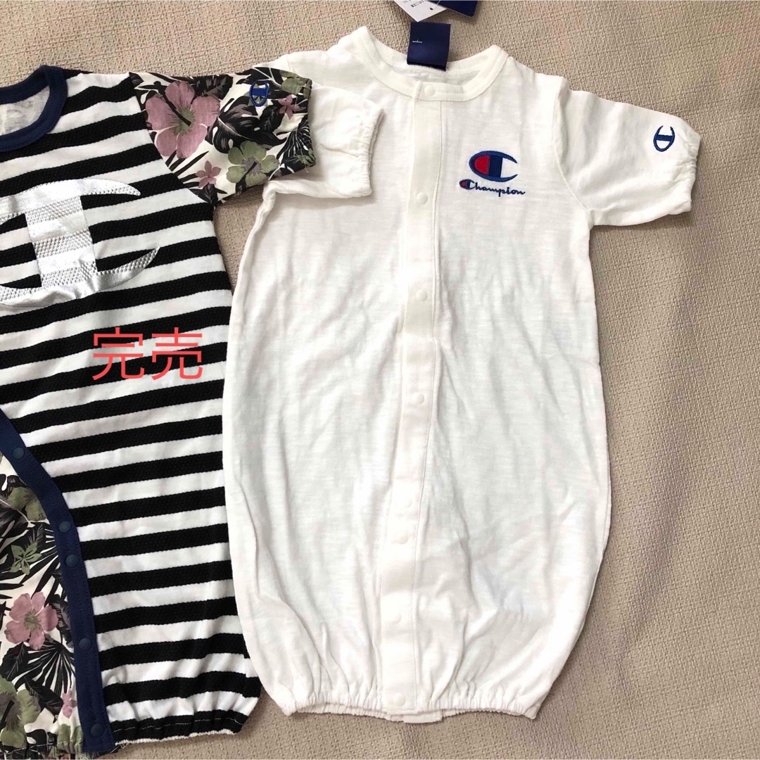 Champion(チャンピオン)の50-70cmチャンピオン2wayカバーオール　新品 キッズ/ベビー/マタニティのベビー服(~85cm)(カバーオール)の商品写真