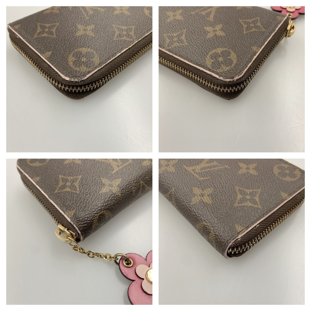 LOUIS VUITTON(ルイヴィトン)の〇〇LOUIS VUITTON ルイヴィトン モノグラム ポルトフォイユ クレマンス ラウンドファスナー長財布 M60742 ブラウン レディースのファッション小物(財布)の商品写真