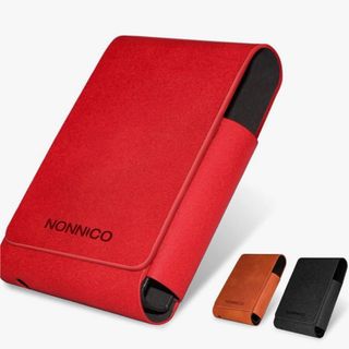 NONNICO H1専用ケース [レッド]フェイクレザー(iPhoneケース)