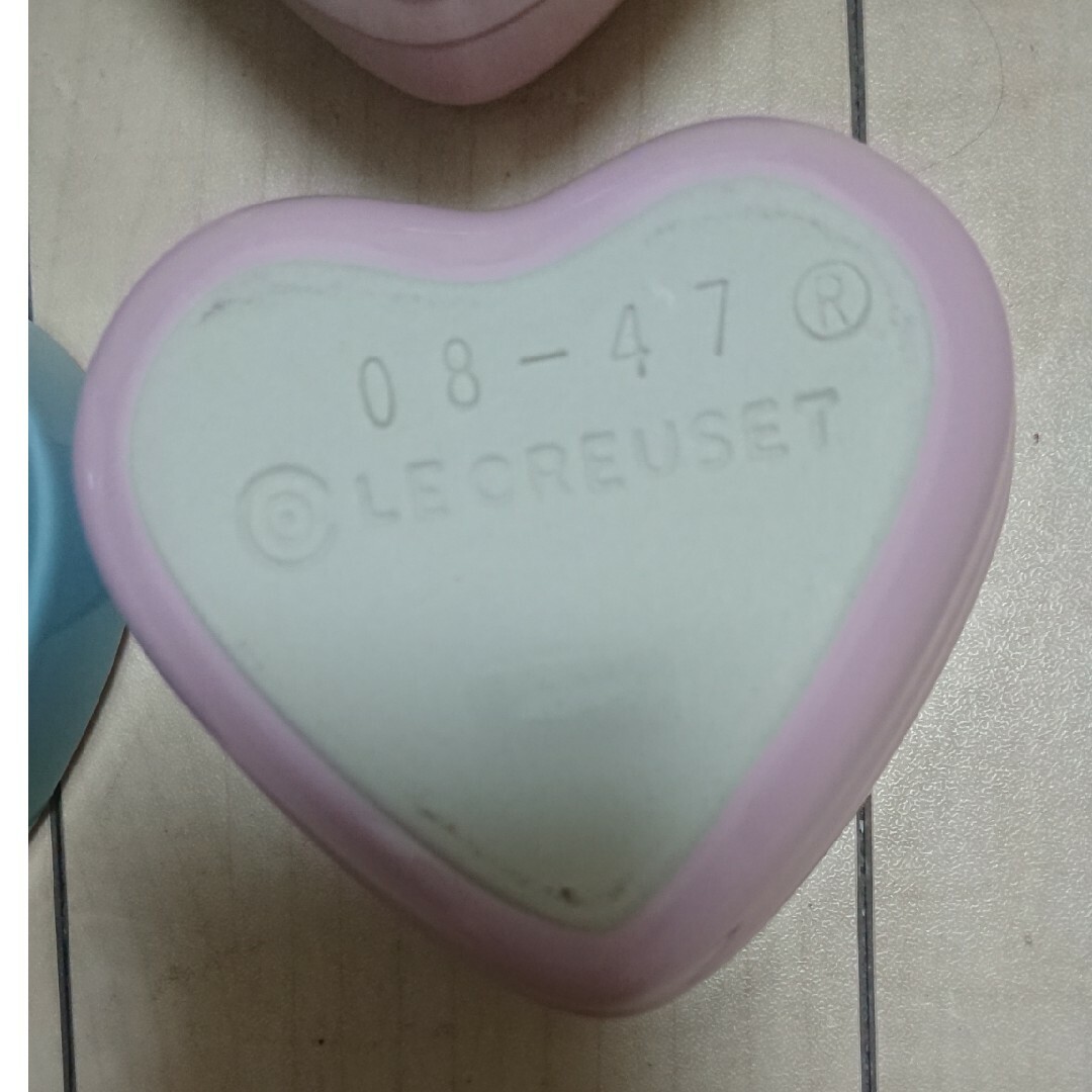 LE CREUSET(ルクルーゼ)のLECREUSET ハート型皿 インテリア/住まい/日用品のキッチン/食器(食器)の商品写真