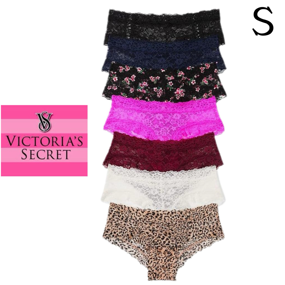 Victoria's Secret(ヴィクトリアズシークレット)のヴィクトリアシークレット レース チーキー ショーツ Sサイズ 7枚セット その他のその他(その他)の商品写真