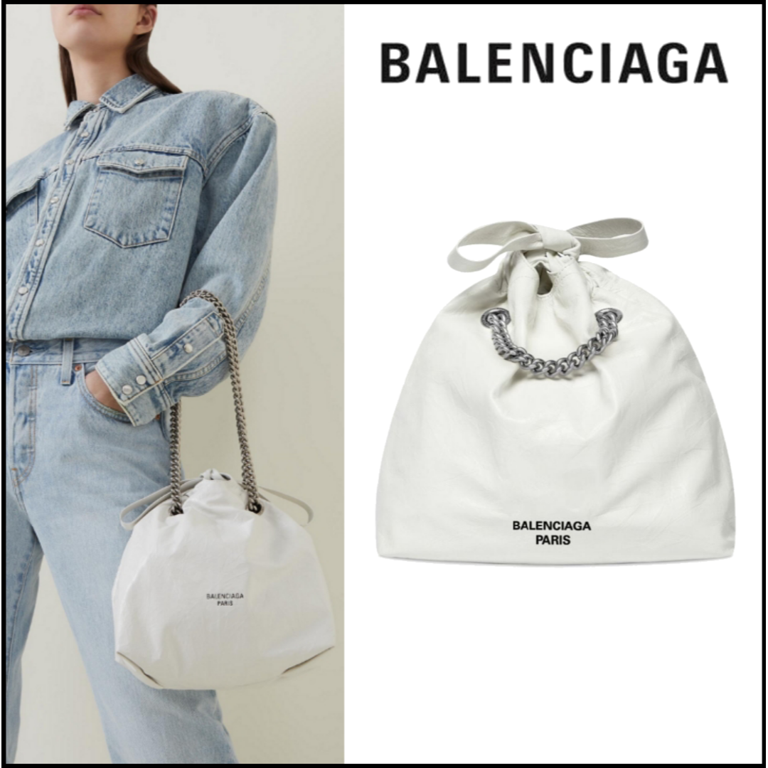 Balenciaga(バレンシアガ)のBALENCIAGA バレンシアガ CRUSH スモール トートバッグ レディースのバッグ(トートバッグ)の商品写真