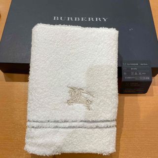 バーバリー(BURBERRY)のバーバリーフェイスタオルホワイト(タオル/バス用品)