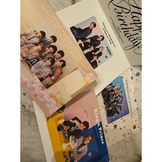 ジャニーズ(Johnny's)のなにわ男子　スノーマン　SixTONES キンプリ　バースデーカード(アイドルグッズ)