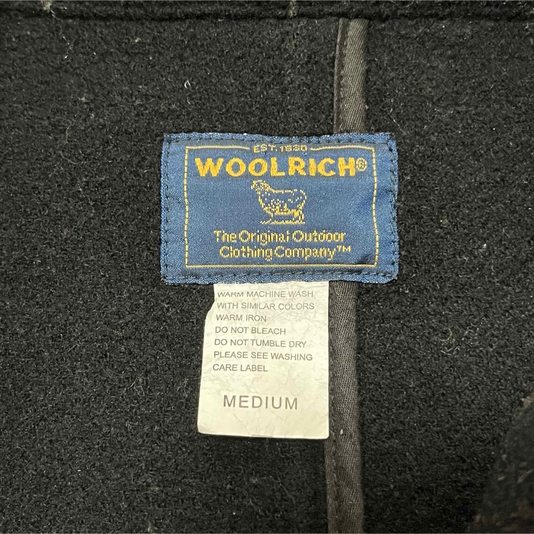 WOOLRICH(ウールリッチ)の【WOOLRICH】ウールリッチ ピーコート ダブルブレスト ウール地 チェック メンズのジャケット/アウター(ピーコート)の商品写真