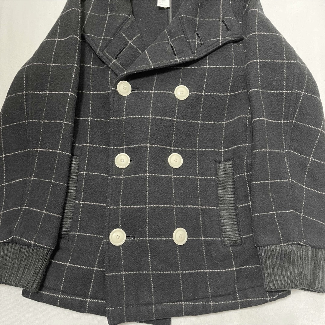 WOOLRICH(ウールリッチ)の【WOOLRICH】ウールリッチ ピーコート ダブルブレスト ウール地 チェック メンズのジャケット/アウター(ピーコート)の商品写真