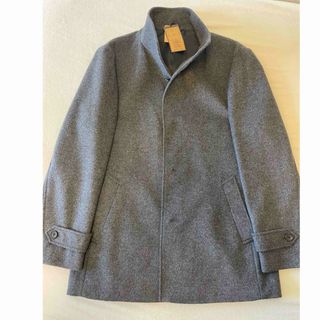 COMME CA MEN - 新品 COMME CA MEN コムサメンイタリアンカラーハーフコート グレー