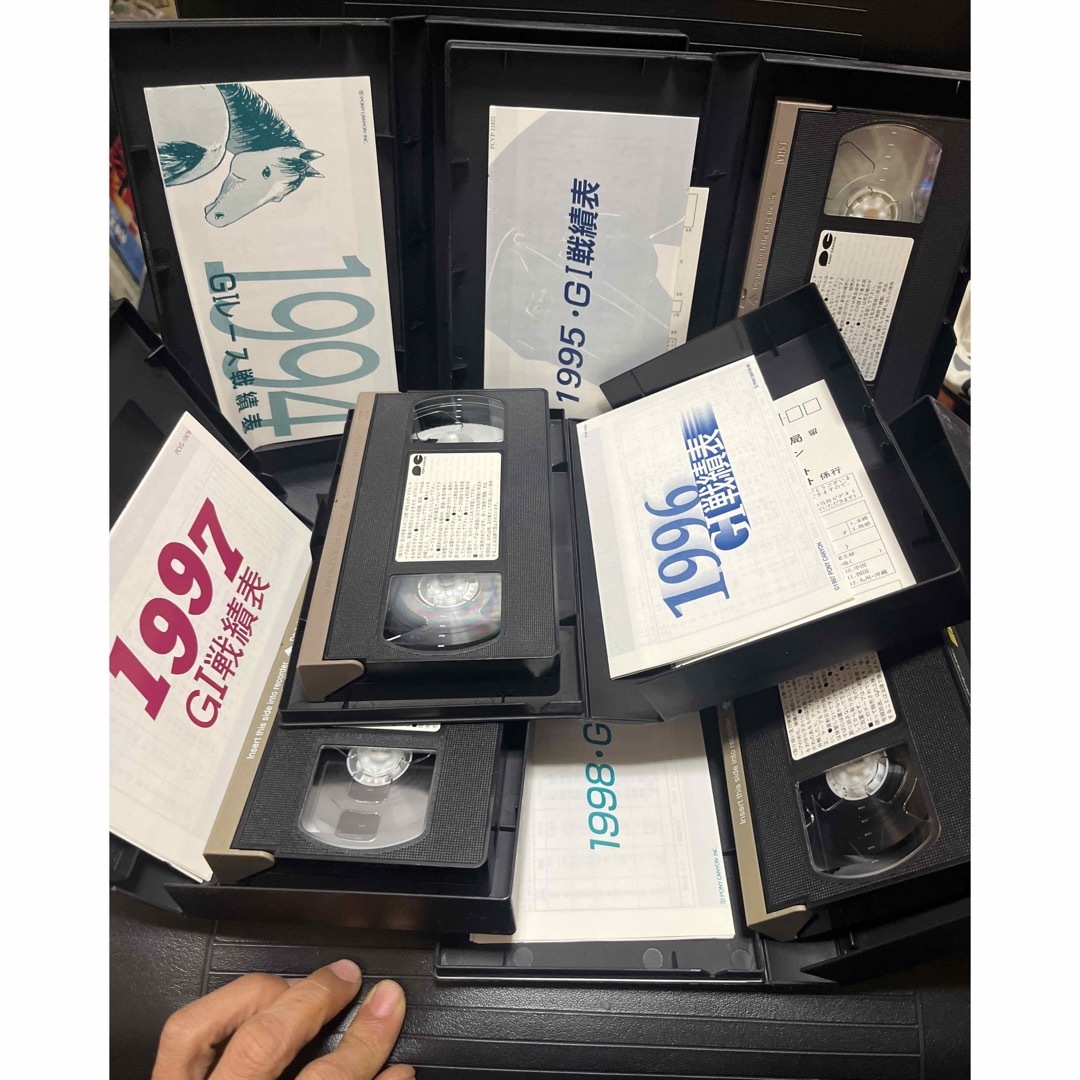 VHSビデオテープ 中央競馬G1レース総集編 '94～'98 5本セット エンタメ/ホビーのDVD/ブルーレイ(趣味/実用)の商品写真