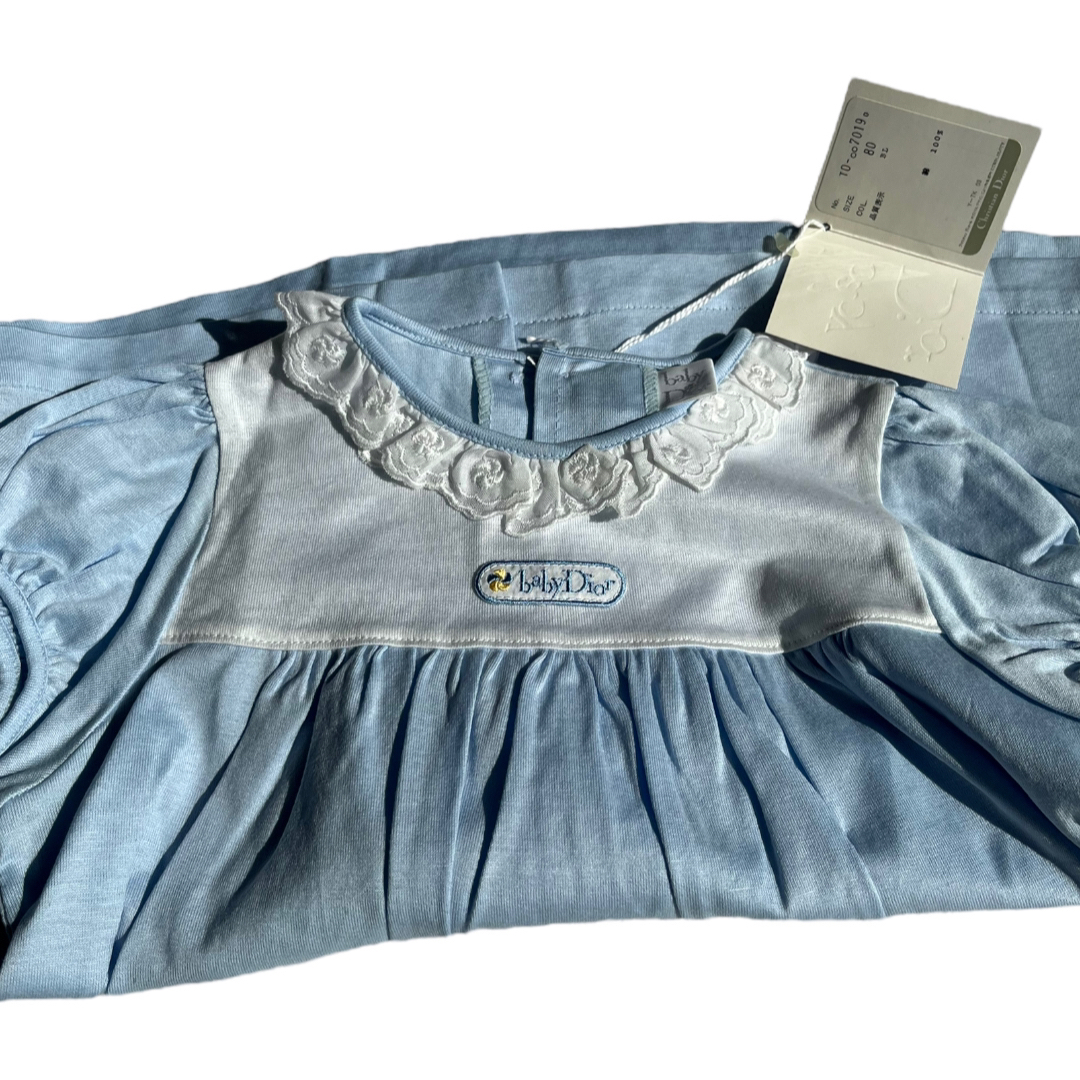 baby Dior(ベビーディオール)の新品未使用　ベビーディオール　ロンパース　パンツ　セット ワンピース 80cm キッズ/ベビー/マタニティのベビー服(~85cm)(ロンパース)の商品写真