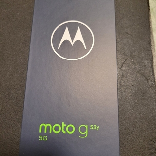 モトローラ(Motorola)のmoto g53y 5G アークティックシルバー 128GB Y!mobile(スマートフォン本体)