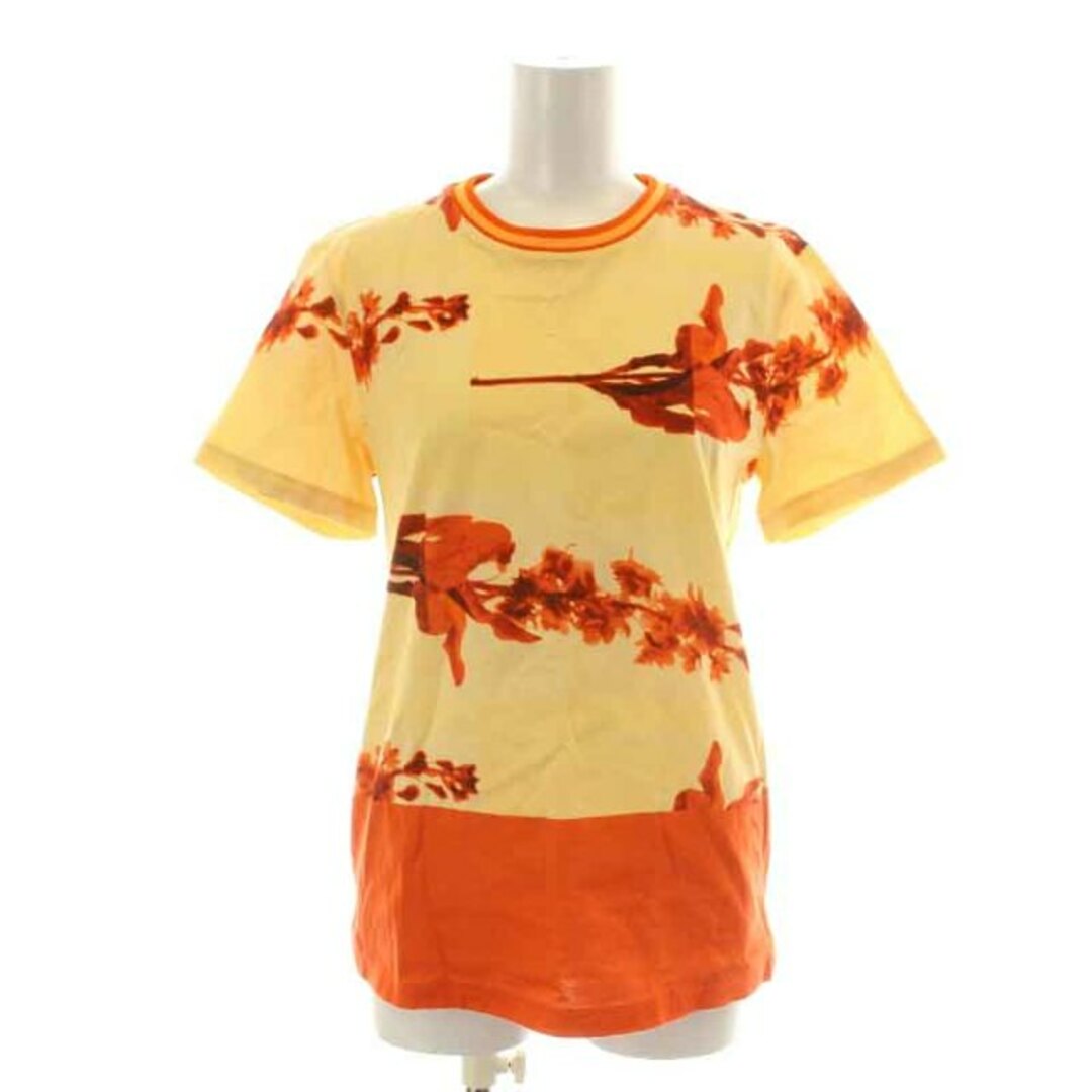 Paul Smith(ポールスミス)のポールスミス Tシャツ カットソー 半袖 クルーネック M 黄色 オレンジ レディースのトップス(Tシャツ(半袖/袖なし))の商品写真