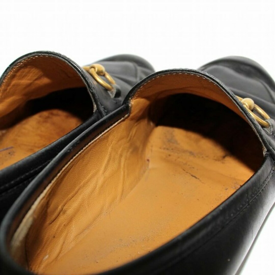 Gucci(グッチ)のグッチ ヨルダーン ホースビット ローファー 35 22cm 黒 482464 レディースの靴/シューズ(ローファー/革靴)の商品写真