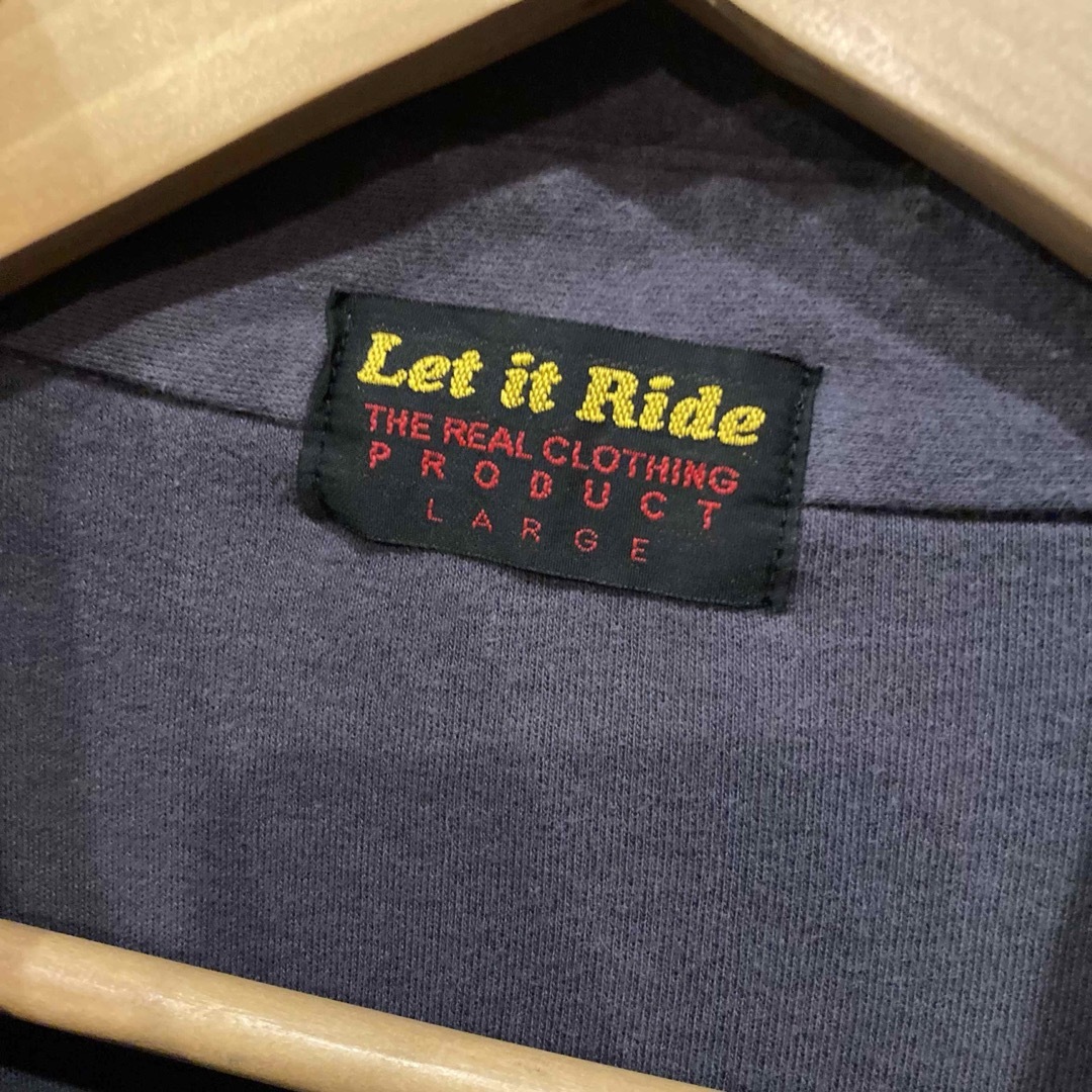 Let it Ride(レットイットライド)のLet it Ride コットンポロシャツ 長袖ポロシャツ グレー 裏原 ELT メンズのトップス(ポロシャツ)の商品写真