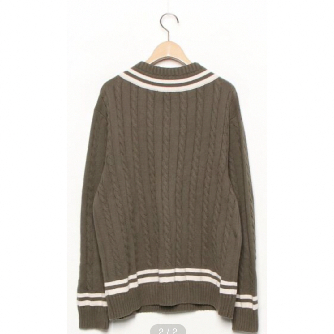 FRED PERRY(フレッドペリー)のFRED PERRY TildenSweater Mサイズ メンズのトップス(ニット/セーター)の商品写真