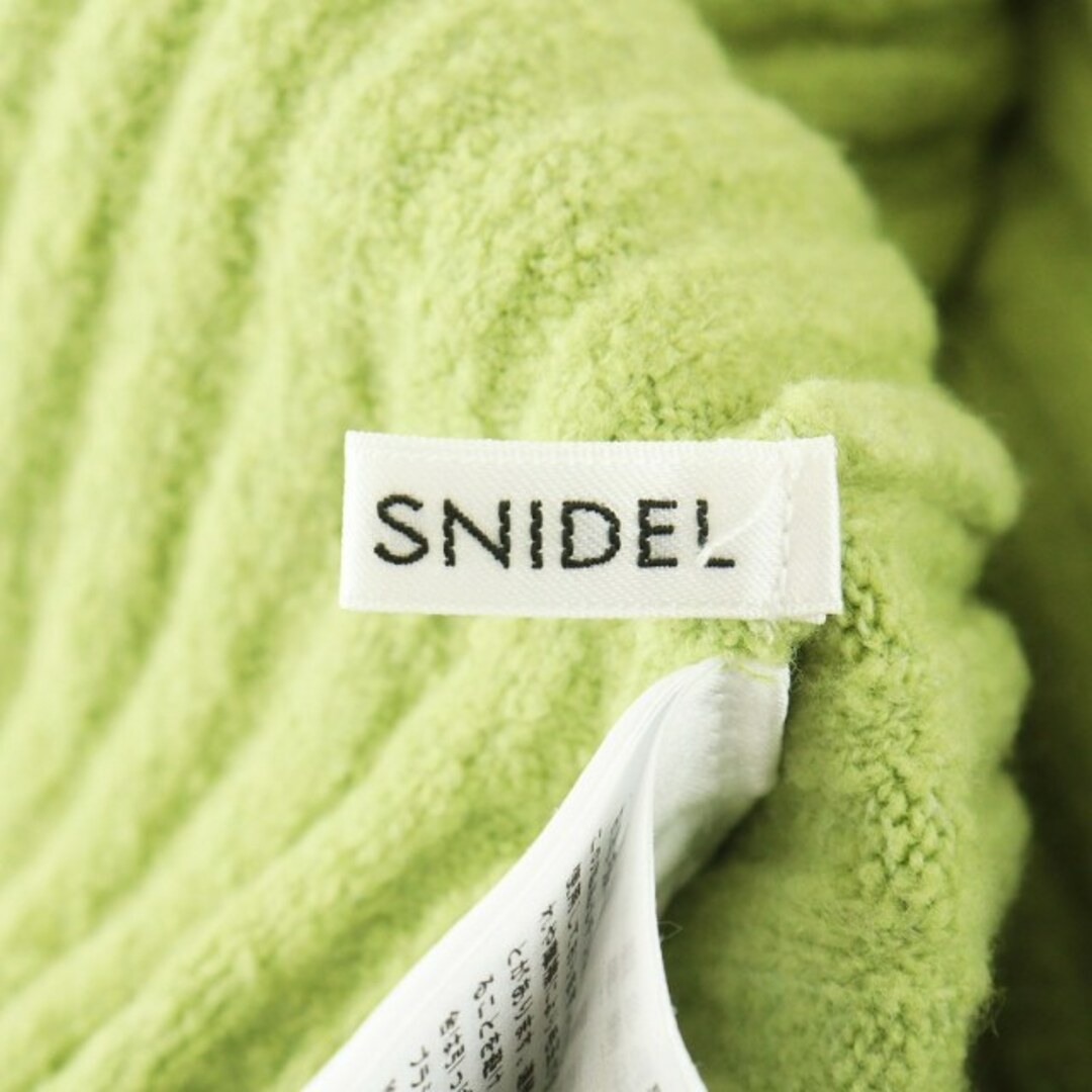 SNIDEL(スナイデル)のスナイデル 21AW Sustainable ニット セットアップ 上下 F 緑 レディースのトップス(ニット/セーター)の商品写真