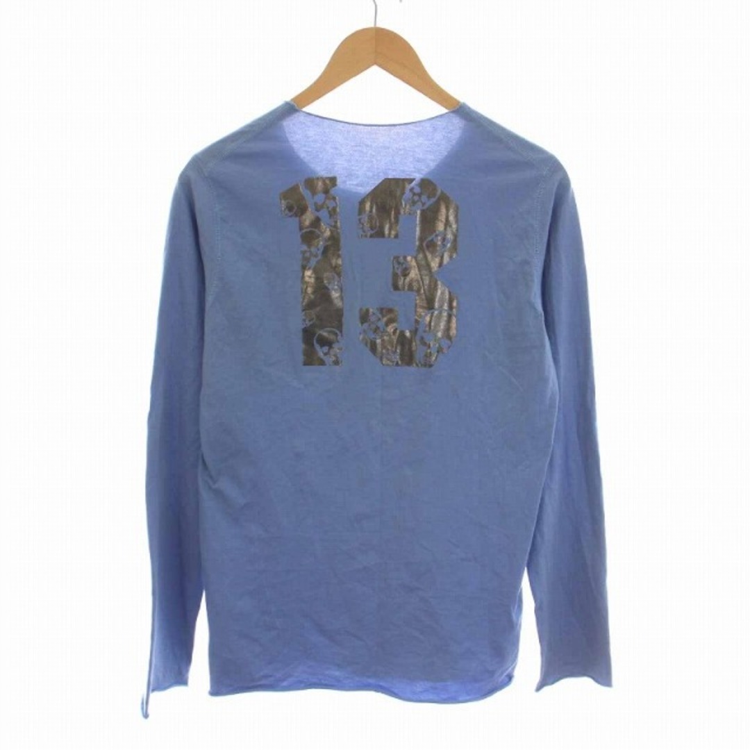 Lucien pellat-finet(ルシアンペラフィネ)のLUCIEN PELLAT-FINET Tシャツ カットソー 長袖 M ブルー メンズのトップス(Tシャツ/カットソー(七分/長袖))の商品写真