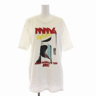 エムエムシックス(MM6)のエムエムシックス メゾンマルジェラ MM6 Tシャツ カットソー S ホワイト(Tシャツ(半袖/袖なし))