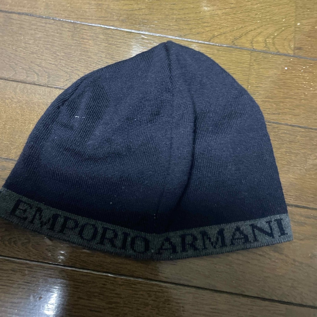 Emporio Armani(エンポリオアルマーニ)のアルマーニ　ニット帽 メンズの帽子(ニット帽/ビーニー)の商品写真