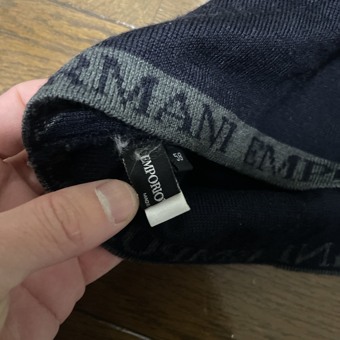 Emporio Armani(エンポリオアルマーニ)のアルマーニ　ニット帽 メンズの帽子(ニット帽/ビーニー)の商品写真