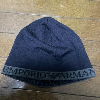エンポリオアルマーニ(Emporio Armani)のアルマーニ　ニット帽(ニット帽/ビーニー)